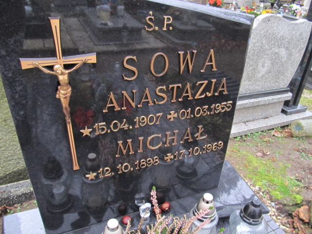 Anastazja Sowa  1907 Kamień Pomorski - Grobonet - Wyszukiwarka osób pochowanych