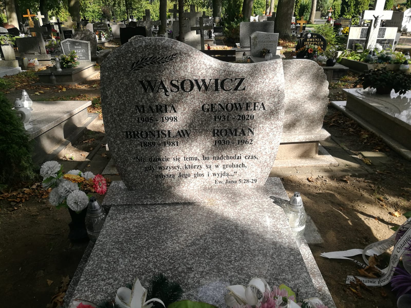 Grób Roman Wąsowicz