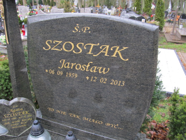 Jarosław Szostak 1959 Kamień Pomorski - Grobonet - Wyszukiwarka osób pochowanych