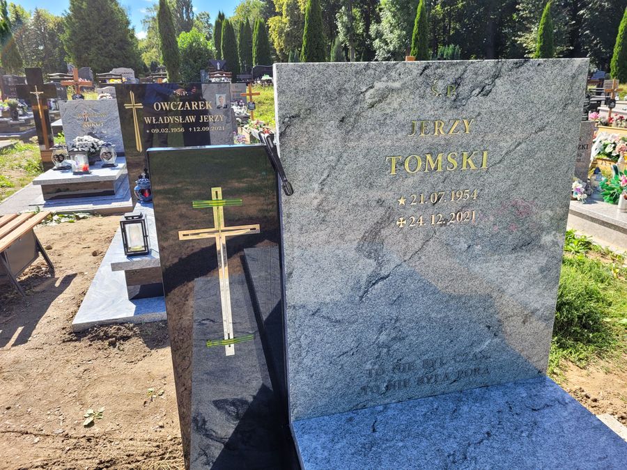Jerzy Tomski  1954 Kamień Pomorski - Grobonet - Wyszukiwarka osób pochowanych