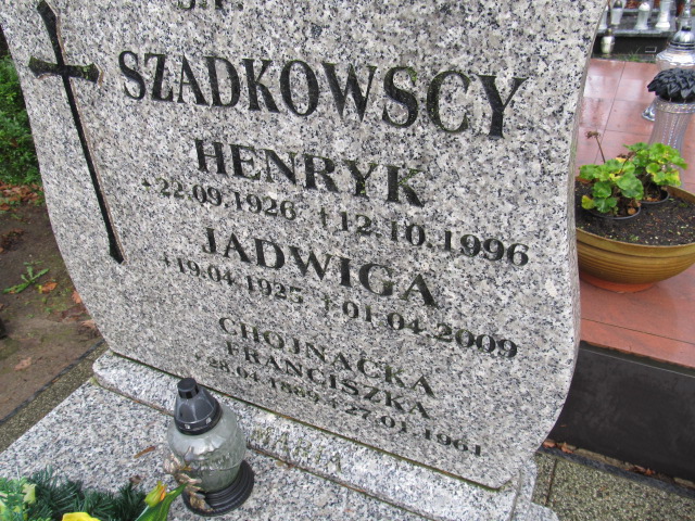 Jadwiga Szadkowska 1925 Kamień Pomorski - Grobonet - Wyszukiwarka osób pochowanych
