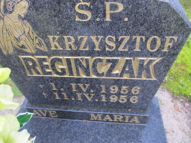 Krzysztof Regińczak 1956 Kamień Pomorski - Grobonet - Wyszukiwarka osób pochowanych