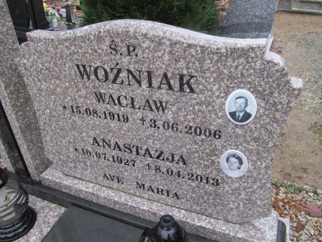 Anastazja Woźniak 1927 Kamień Pomorski - Grobonet - Wyszukiwarka osób pochowanych