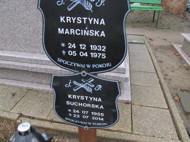 Krystyna Marcińska 1930 Kamień Pomorski - Grobonet - Wyszukiwarka osób pochowanych