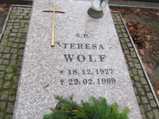 Teresa Wolf 1927 Kamień Pomorski - Grobonet - Wyszukiwarka osób pochowanych