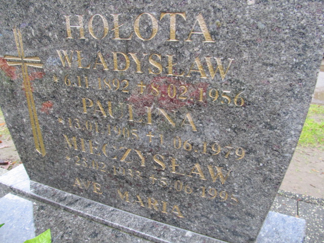 Paulina Hołota  1905 Kamień Pomorski - Grobonet - Wyszukiwarka osób pochowanych