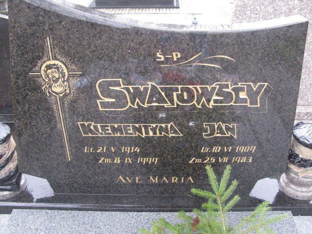 Klementyna Swatowska 1914 Kamień Pomorski - Grobonet - Wyszukiwarka osób pochowanych