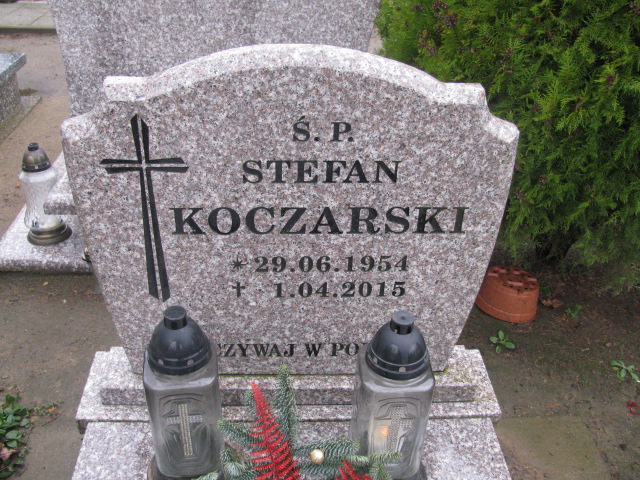 Stefan Koczarski 1954 Kamień Pomorski - Grobonet - Wyszukiwarka osób pochowanych