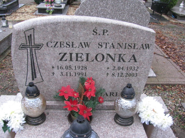 Stanisław Zielonka  1932 Kamień Pomorski - Grobonet - Wyszukiwarka osób pochowanych