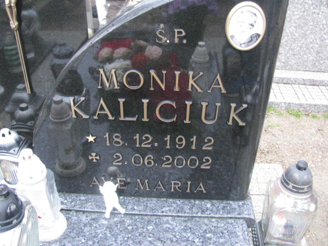 Monika Kaliciuk 1912 Kamień Pomorski - Grobonet - Wyszukiwarka osób pochowanych