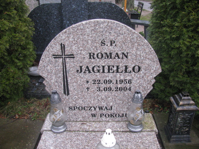 Roman Jagiełło 1956 Kamień Pomorski - Grobonet - Wyszukiwarka osób pochowanych