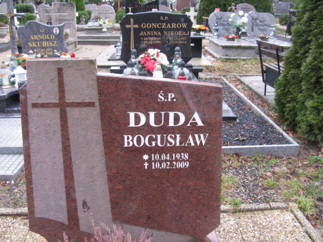 Bogusław Duda  1938 Kamień Pomorski - Grobonet - Wyszukiwarka osób pochowanych