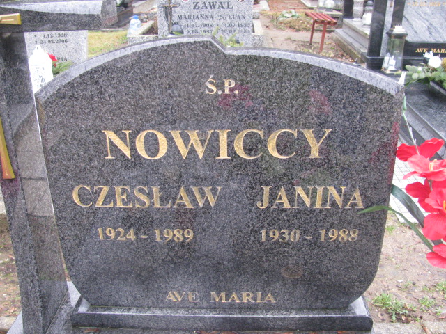 Czesław Nowicki 1924 Kamień Pomorski - Grobonet - Wyszukiwarka osób pochowanych