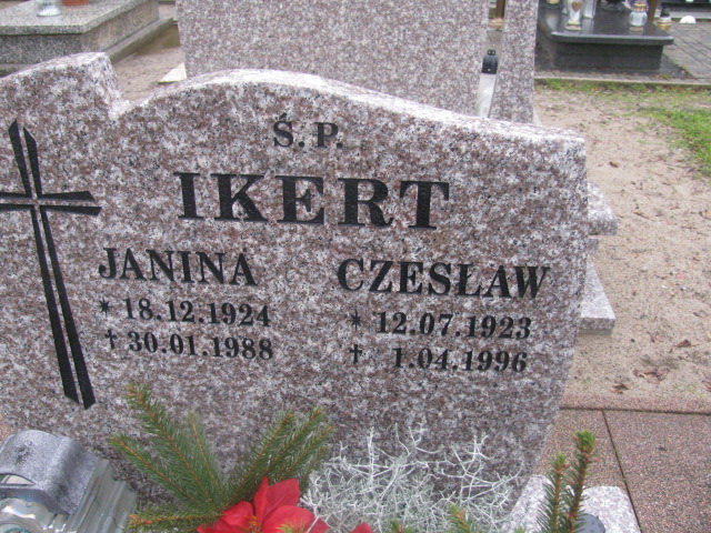 Janina Ikert 1924 Kamień Pomorski - Grobonet - Wyszukiwarka osób pochowanych