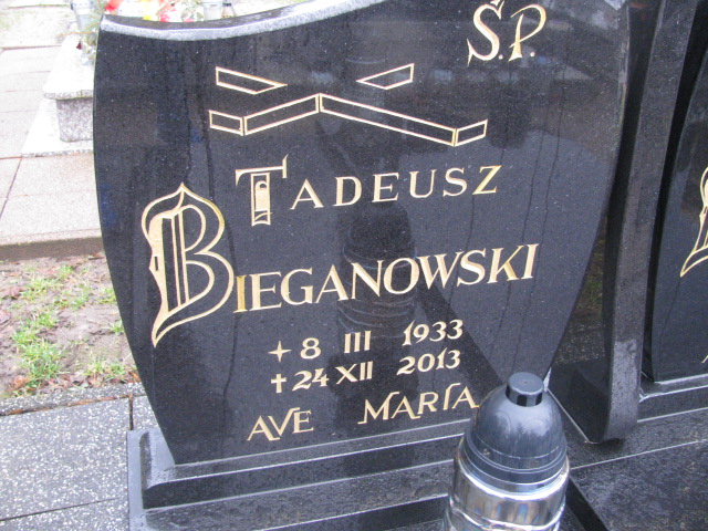 Tadeusz Bieganowski 1933 Kamień Pomorski - Grobonet - Wyszukiwarka osób pochowanych