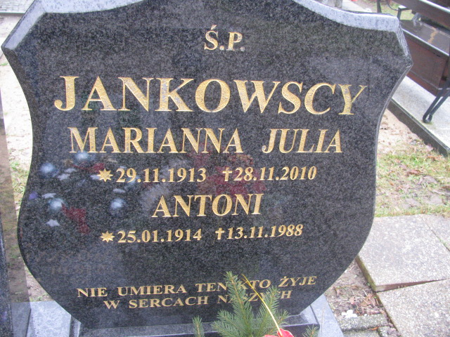 Hubert Jankowski 1936 Kamień Pomorski - Grobonet - Wyszukiwarka osób pochowanych