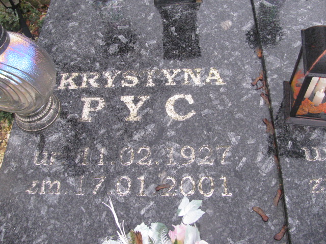 Maria Pyc 1960 Kamień Pomorski - Grobonet - Wyszukiwarka osób pochowanych