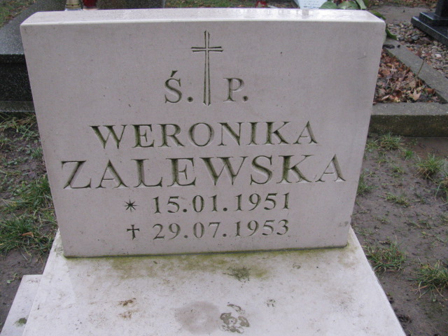 Weronika Zalewska 1951 Kamień Pomorski - Grobonet - Wyszukiwarka osób pochowanych