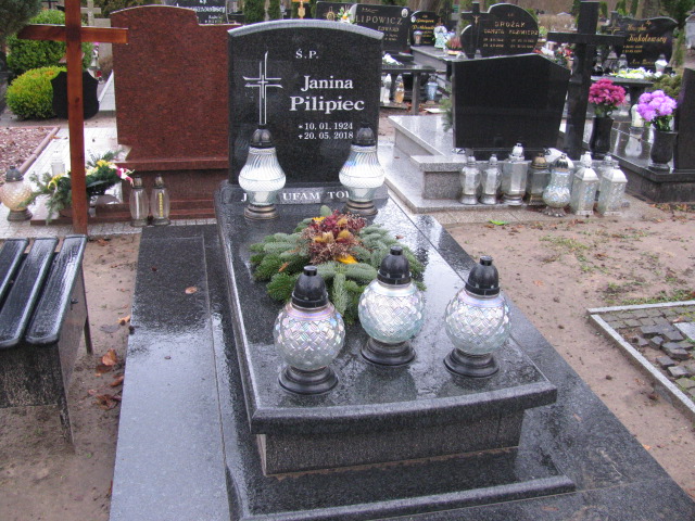 Grób Janina Pilipiec