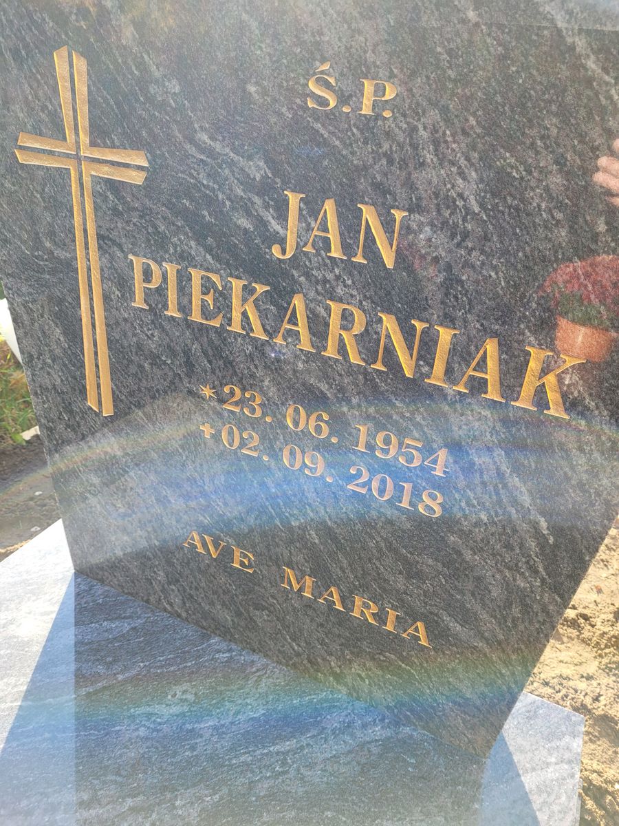 Jan Piekarniak 1954 Kamień Pomorski - Grobonet - Wyszukiwarka osób pochowanych
