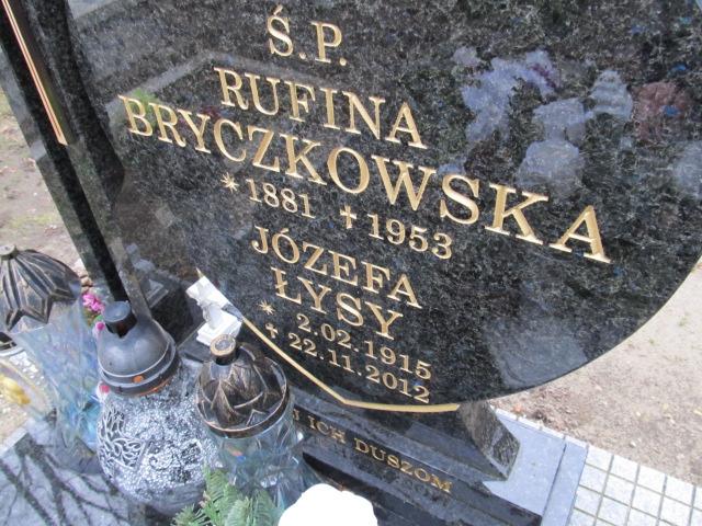 Józefa Łysy 1915 Kamień Pomorski - Grobonet - Wyszukiwarka osób pochowanych