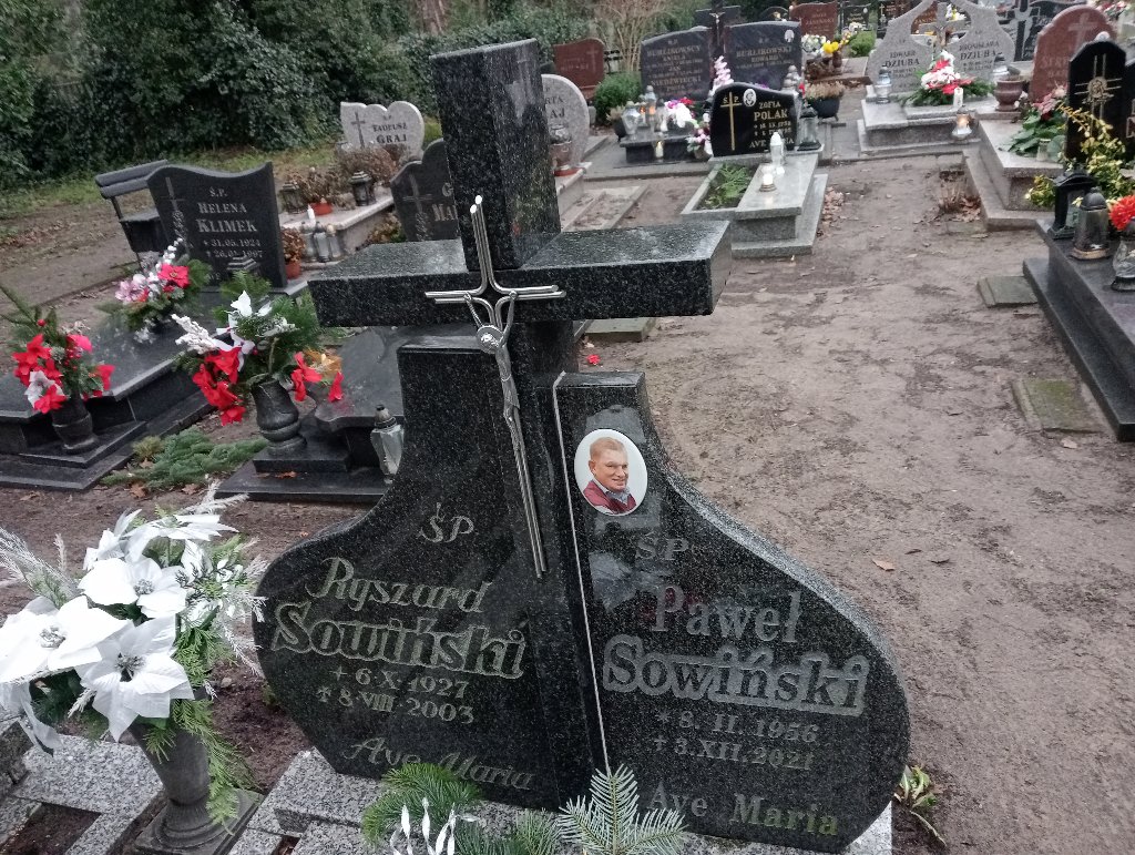 Ryszard Sowiński 1927 Kamień Pomorski - Grobonet - Wyszukiwarka osób pochowanych